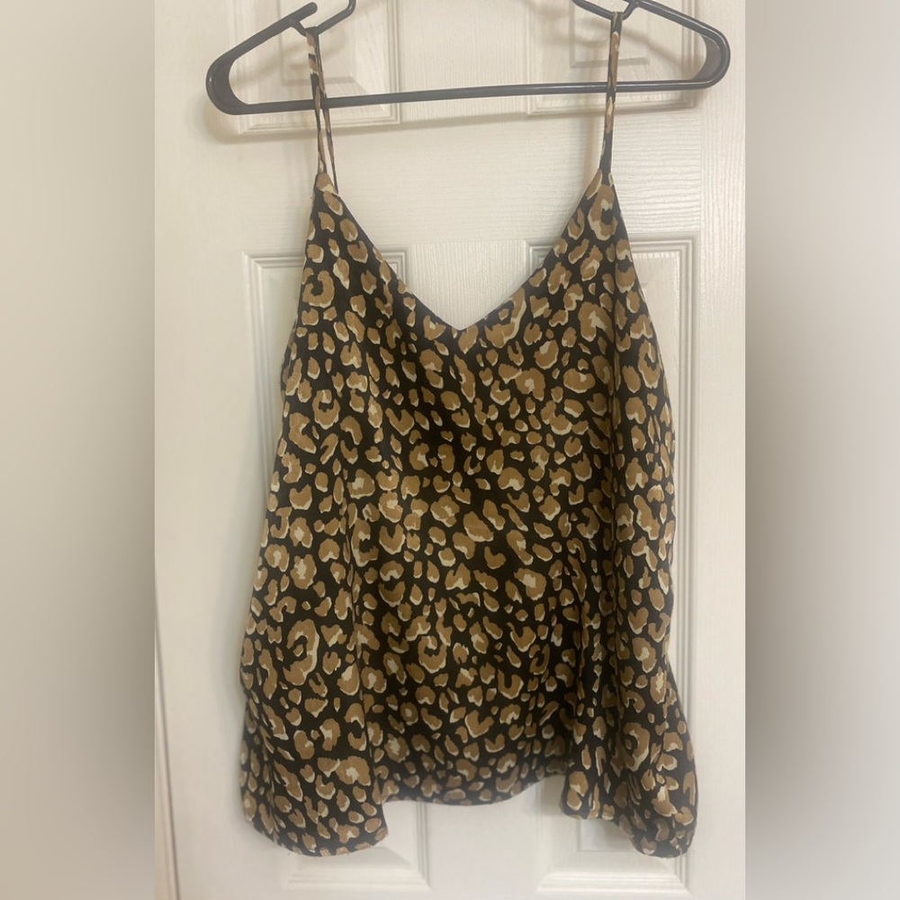 Mittoshop Leopard Camisole Tank Top Sz. L